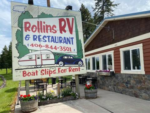 Grab A Burger And Rent A Pontoon Boat At This Awesome Spot In Montana