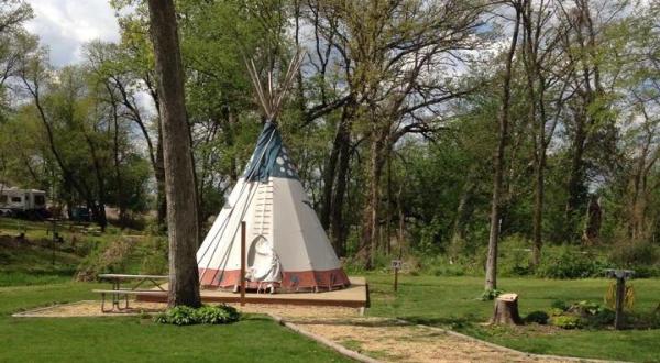 Spend The Night Under A Teepee At This Unique Illinois Campground