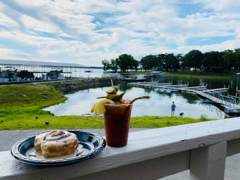 The Lakeside Views From The Quarterdeck Waterfront Cafe In Oklahoma Are As Praiseworthy As The Food