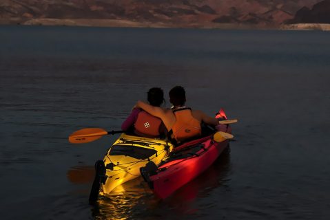 Watch The Sunset While Paddling Around The Lake On This Evening Kayak Tour In Nevada