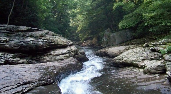 A Ride Down This Epic Natural Waterslide In Pennsylvania Will Make Your Summer Complete