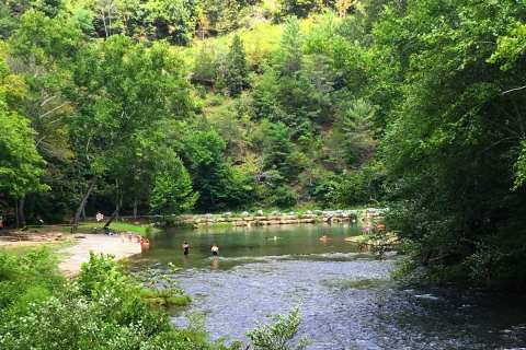 Spend The Day Or The Night At Blue Bend, A Swimming Hole, Campground, And Trail Loop In West Virginia