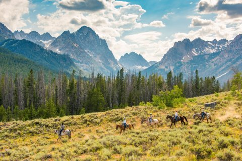 A Horseback Ride From Redfish Lake Corrals Offers A Unique Experience In Idaho's Sawtooth Mountains