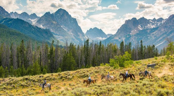 A Horseback Ride From Redfish Lake Corrals Offers A Unique Experience In Idaho’s Sawtooth Mountains
