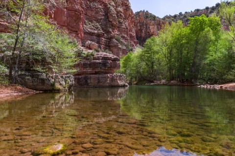 You'll Want To Spend The Entire Day At The Gorgeous Natural Pool On Arizona's Parsons Trail