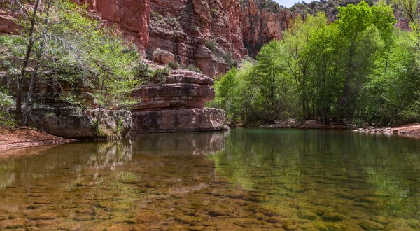 You’ll Want To Spend The Entire Day At The Gorgeous Natural Pool On Arizona’s Parsons Trail