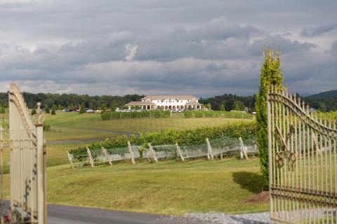 Sip Frosé In A Castle-Like Setting When You Visit The Stunning CrossKeys Vineyards In Virginia