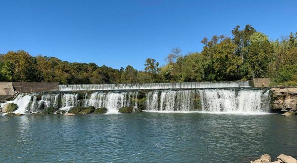 Hike Less Than Half A Mile To This Spectacular Waterfall Swimming Hole In Missouri