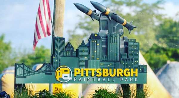 Just Like A Real Life Video Game, The 20-Acre Pittsburgh Paintball Park Will Get Your Adrenaline Rushing