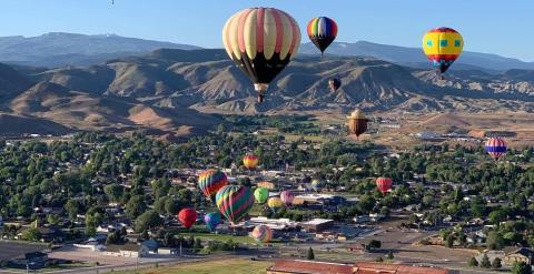 Hot Air Balloons Will Be Soaring At Utah's Eyes To The Sky Balloon Festival