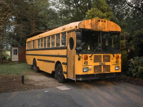 Spend The Night In An Airbnb That's Inside A School Bus Right Here In Pennsylvania