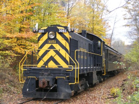 Take An Enchanting Train Ride On New York's Cooperstown And Charlotte Valley Railroad