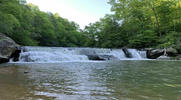 Visit Riley Moore Falls In South Carolina, A Hidden Gem Beach That Has Its Very Own Waterfall
