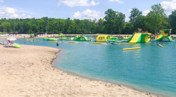 Aqua Adventures Is A Floating Waterpark In Ohio That’s Fun For The Whole Family