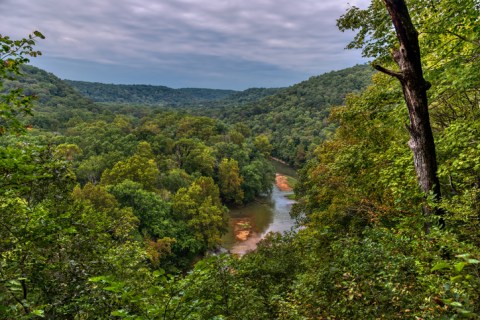 You May Not Expect Fantastic Above Ground Views Along This Trail Near Mammoth Cave In Kentucky