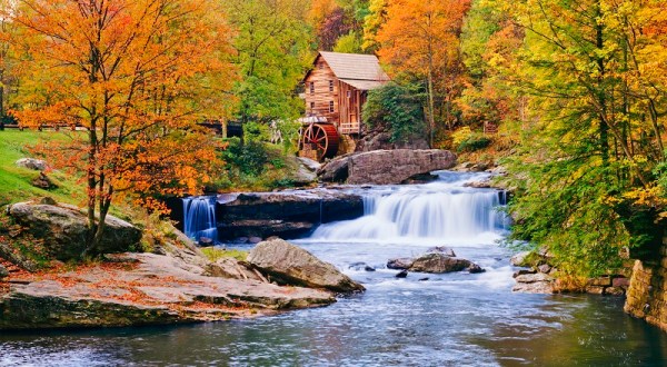 One Of The Most Photographed Mills In The World Is Glade Creek Gristmill In West Virginia