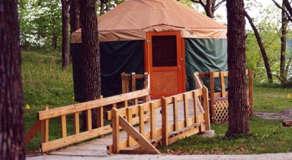 Sleep In A Yurt And Relax On A Sandy Beach In This Iowa Park That’s Like No Other