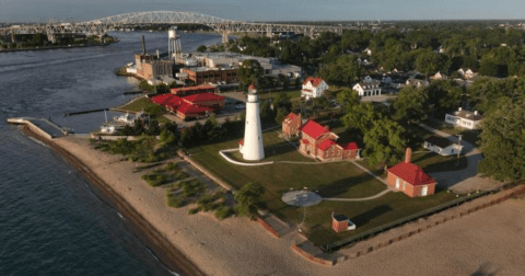 The Oldest Operating Lighthouse In Michigan, Fort Gratiot Light, Is A Beautiful Beacon Of History