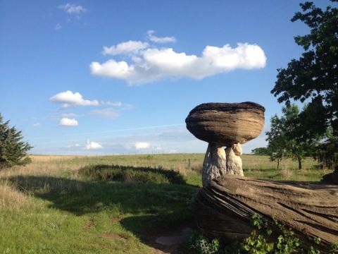 The Smallest State Park In Kansas, Mushroom Rock State Park Is A Sight To Be Seen