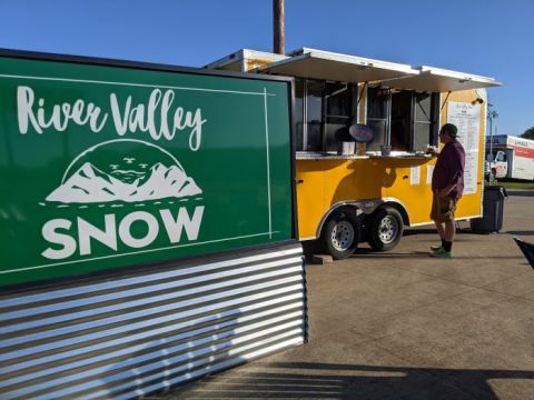 The Quirky Creations At River Valley Snow Will Beat The Hottest Arkansas Heat