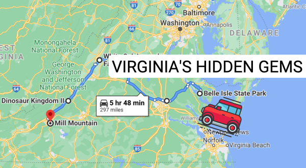 The Ultimate Virginia Hidden Gem Road Trip Will Take You To 7 Incredible Little-Known Spots In The State