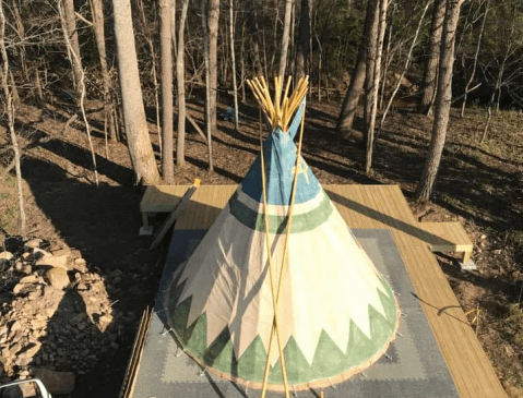 Sleep Under The Stars In A Tipi At Lost Indian Camp In Georgia