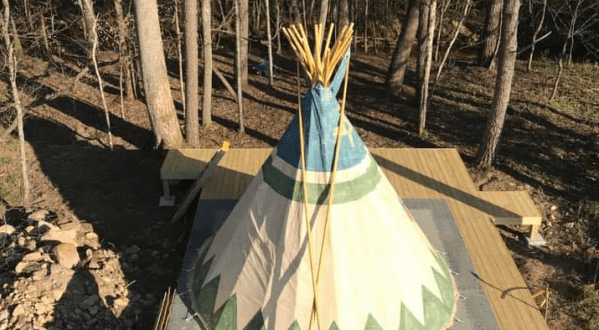 Sleep Under The Stars In A Tipi At Lost Indian Camp In Georgia