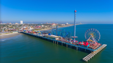 Galveston Island Historic Pleasure Pier Is An Inexpensive Road Trip Destination In Texas That's Affordable