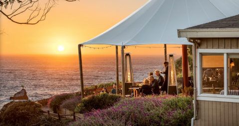Dine On A Cliff Overlooking The Ocean At Northern California's Albion River Inn