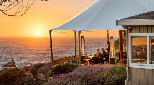 Dine On A Cliff Overlooking The Ocean At Northern California’s Albion River Inn