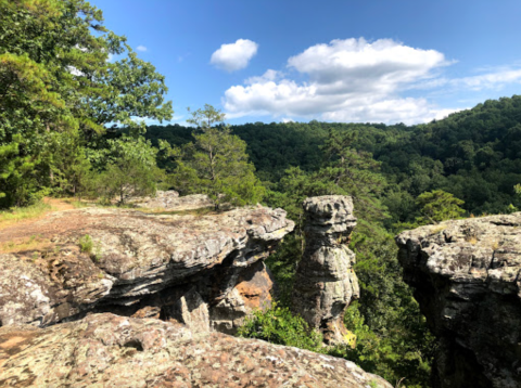 Pedestal Rocks Loop Trail In Arkansas Is Full Of Awe-Inspiring Rock Formations