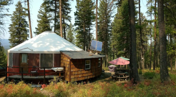 Sleep Inside A Solar Yurt This Summer At This Secluded Montana Airbnb