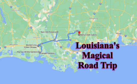 The Fairytale Road Trip That'll Lead You To Some Of Louisiana's Most Magical Places
