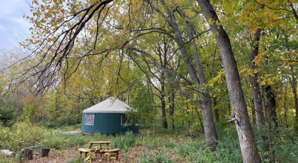 Escape To The Minnesota Countryside With A Peaceful Stay In This Beautiful Yurt