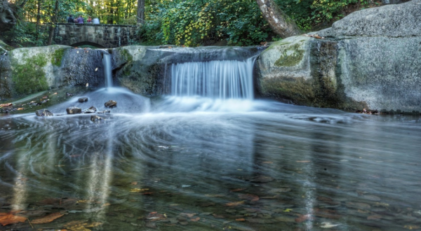 David Fortier River Park In Greater Cleveland Is A 5 Acre Adventure With A Waterfall Finish