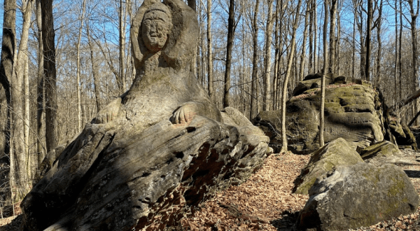 You Can Spot More Than 10 Carvings At Worden’s Ledges In The Cleveland Metroparks
