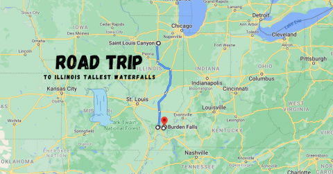 Spend The Day Exploring Illinois' Tallest Falls On This Wonderful Waterfall Road Trip