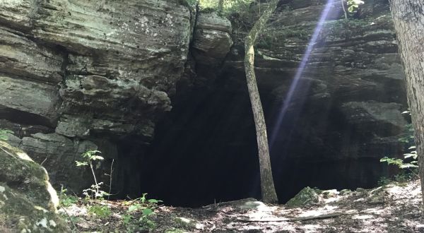 Discover Cascades And Caves Along Almus Falls Trail In Arkansas