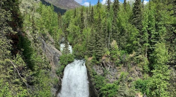 Hike Into Alaska’s Chugach Forest And See Resurrection Falls Up Close
