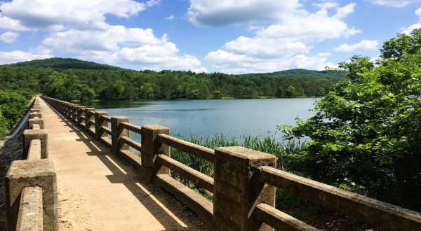 With Waterfalls And Wildflowers, Lake Leatherwood Is A Stunning Arkansas Nature Walk
