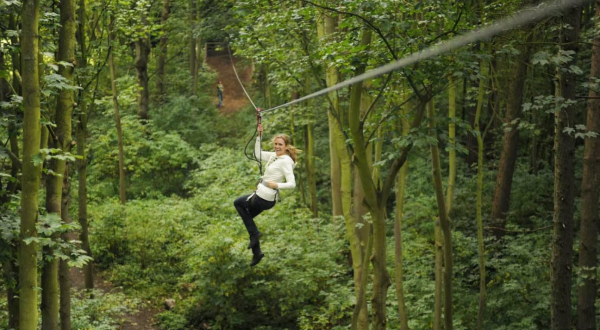 Take A Ride On The Some Of The Longest Ziplines In Maryland At Go Ape
