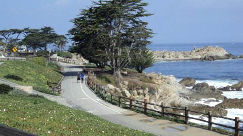 Walk Or Ride Alongside The Ocean On The 18-Mile Monterey Bay Coastal Trail In Northern California