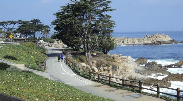 Walk Or Ride Alongside The Ocean On The 18-Mile Monterey Bay Coastal Trail In Northern California