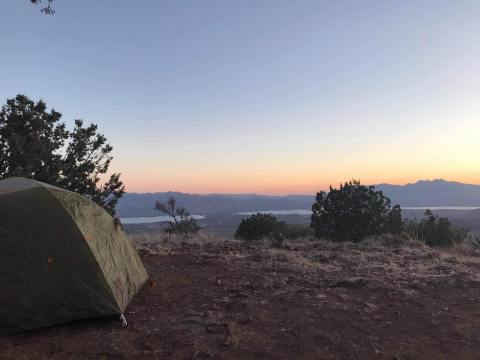 Camp On A Cliffside High Above The Clouds With Arizona Mountain Guides