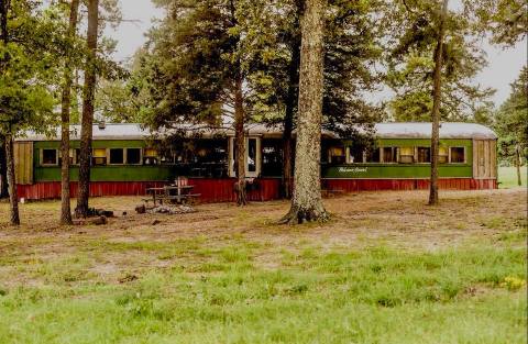 There's Nothing Like An Overnight Stay In The Victorian Train At Rebel Hill Guest Ranch In Oklahoma