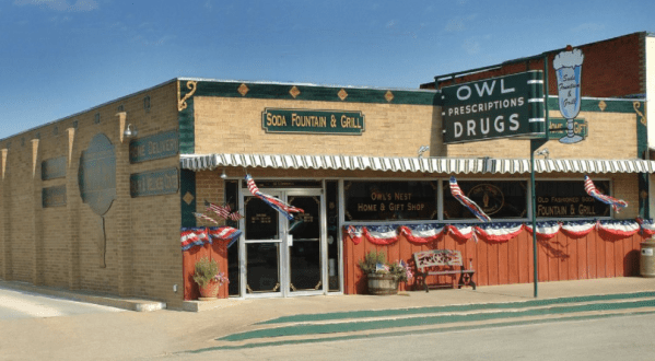 A 100-Year-Old Soda Fountain, Owl Drug Store Is A Small-Town Texas Relic