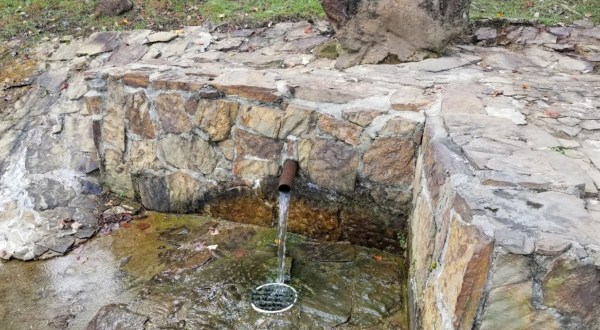 Red Hill Spring Produces Some Of The Most Refreshing Spring Water In Alabama
