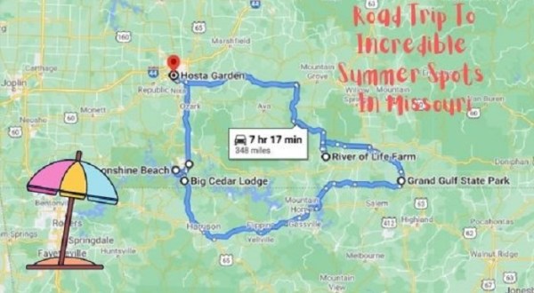 Drive To 6 Incredible Summer Spots Throughout Missouri On This Scenic Weekend Road Trip