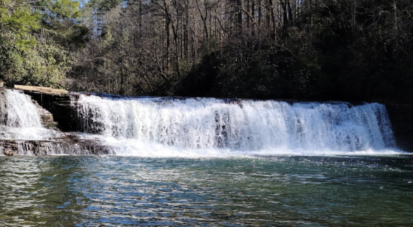 Visit Hooker Falls In North Carolina, A Hidden Gem Beach That Has Its Very Own Waterfall