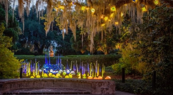 Take A Nighttime Stroll Through Brookgreen Gardens In South Carolina This Summer At The Art By Night Special Event